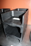 Times 4 - black booster seats