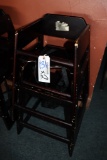 Times 2 - wood high chairs - showing knicks