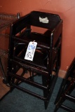 Times 2 - wood high chairs - showing knicks