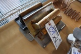 Times 4 - wood handled grill presses