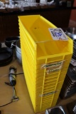 Times 20 - 6 x 18 x 4 yellow plastic bins