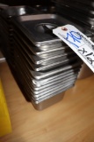 Times 12 - 1/6 x 4 stainless insets with 1 lid