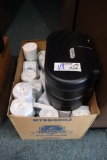 Times 2 - Complete toilet paper dispenser with case of paper