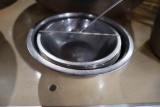 Times 7 - stainless mixing bowls - 6 to 8