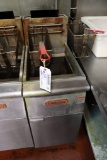 Volition model F3-N-C gas fryer - will need deep cleaned