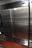 Spartan STR-47 stainless 2 door portable cooler - will need a light cleanin