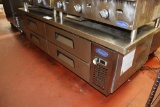 Atosa model MGF8454GR refrigerated and portable chef's base - interior will