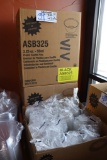 Times 2 - cases of 3.25 oz plastic souffle cups with some lids