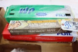 All to go - parchment, foil and wrap - partial boxes