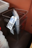 Times 2 - 22 qt food storage containers with lids