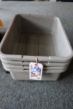 Times 4 - gray bussing tubs