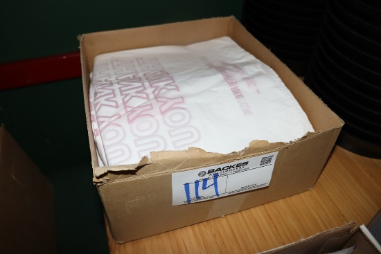 3/4 case of thank you bags