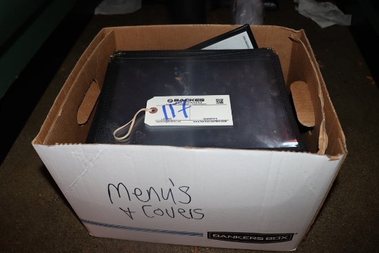 All to go - single fold menus