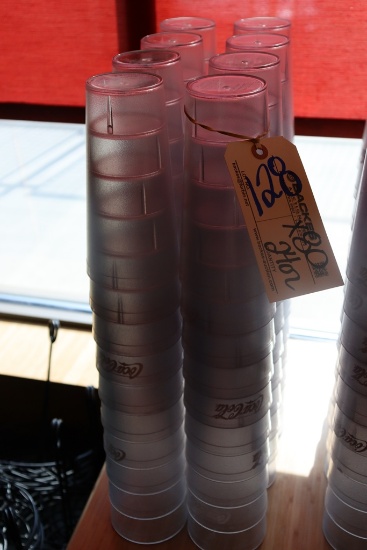Times 80 - 24 oz clear Coke glasses