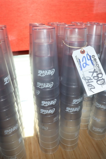 Times 80 - 24 oz clear Coke glasses