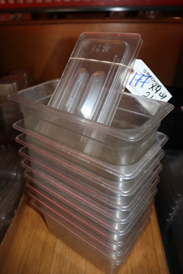 Times 9 - 1/3 x 6 acrylic insets with 2 lids