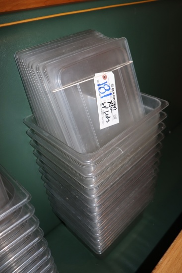 Times 12 - 1/2 x 6 acrylic insets with lids