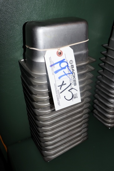 Times 15 - 1/9 x 4 stainless insets
