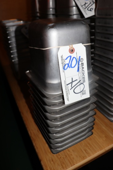Times 10 - 1/6 x 6 stainless insets