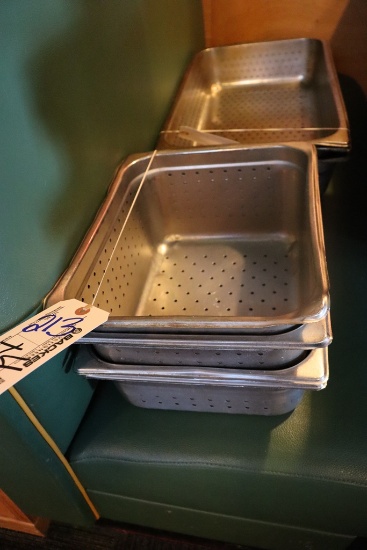 Times 4 - 1/2 stainless perforated insets