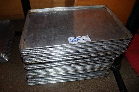 Times 29 - full size aluminum sheet pans - very dented bottoms