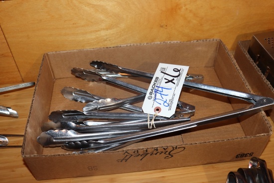Times 6 - stainless tongs