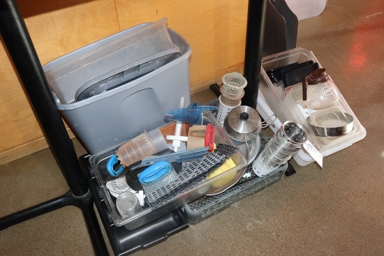 All to go under table - acrylic - dish box - tote and more