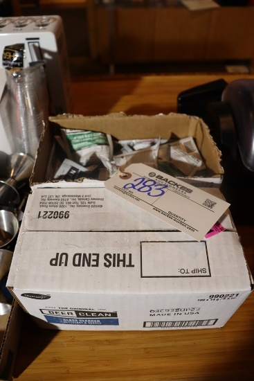 All to go - 2 boxes of glassware cleaner