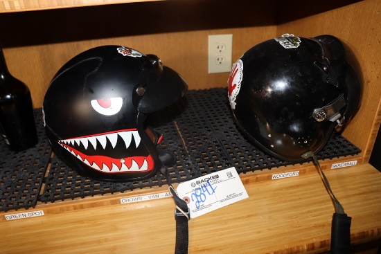 Pair to go - Fong's crash helmets
