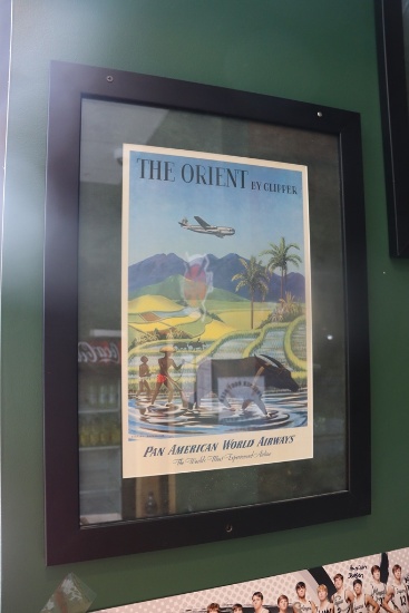 The Orient by Clipper - Pan American World Airways - framed wall print - 18" x 24"