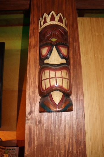 Times 2 - 19" ornate colorful wall masks