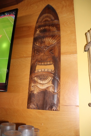 Times 2 - 38" ornate wood wall décor