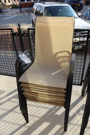 Times 6 - light weight patio chairs - matching