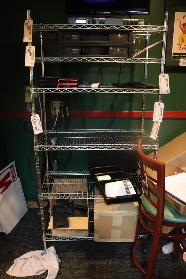18" x 36" chrome rack