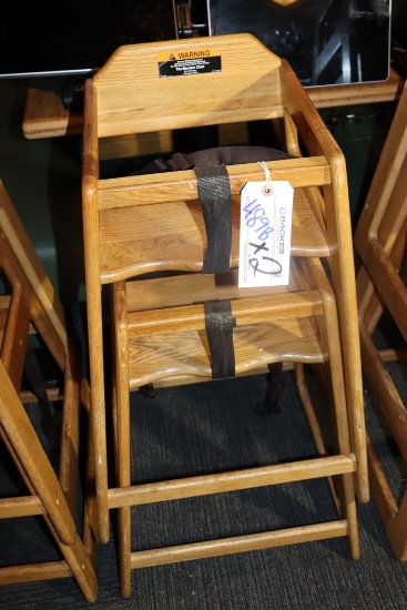 Times 2 - wood high chairs