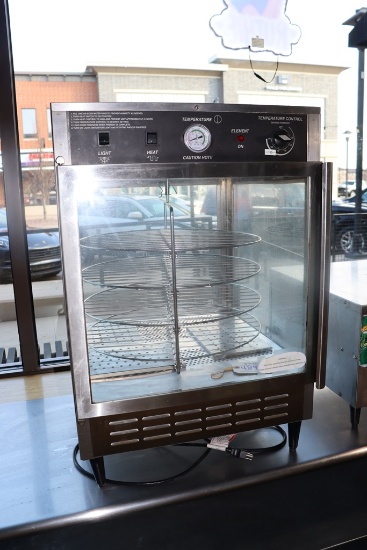 Gold Medal counter top pizza warming display cabinet
