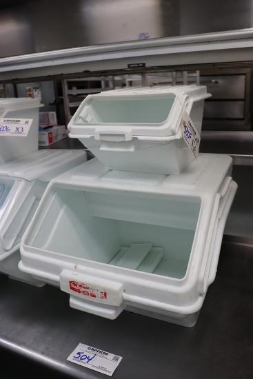Times 2 - Rubbermaid ingredient bins - no lids