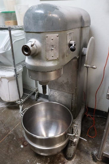 Hobart A-600 mixer - 3 phase - 1 hp - with stainless bowl and dough arm