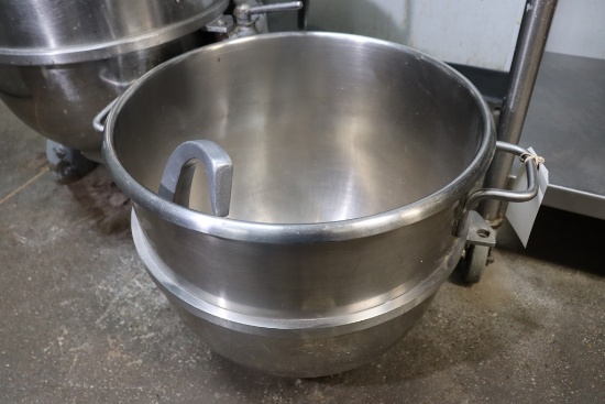 60 qt stainless bowl with dough arm