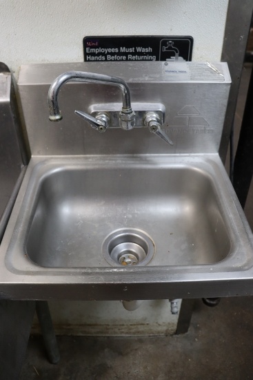Advance 17" stainless wall mount hand sink