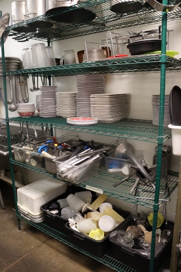 24" x 60" coated green rack