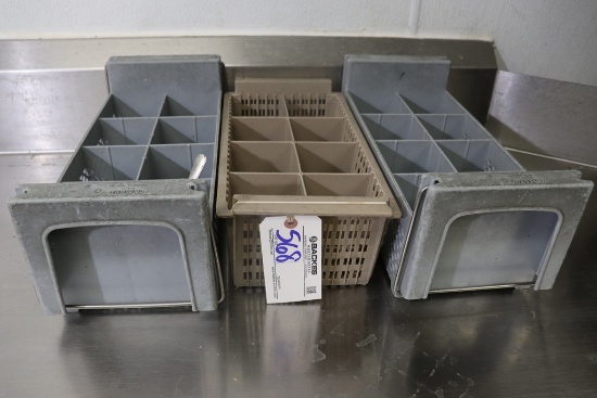 All to go - 3 silverware dish boxes