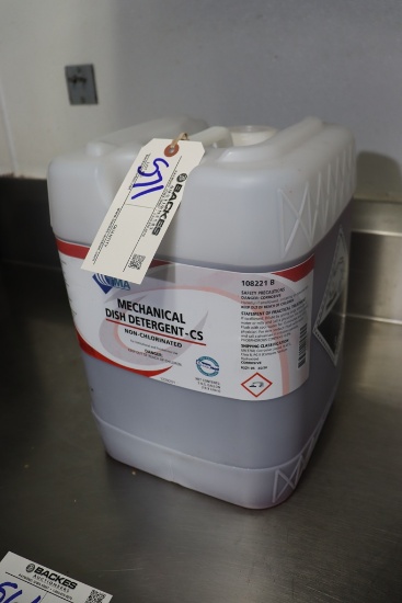 3/4 full TMA dish detergent