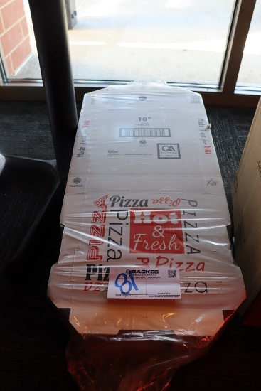 New case of 10" pizza boxes