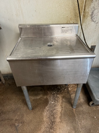 Eagle 24" glass drain table