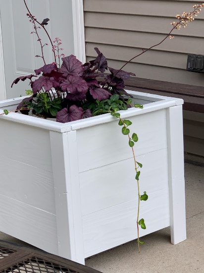 Set of 2 Wooden Planters