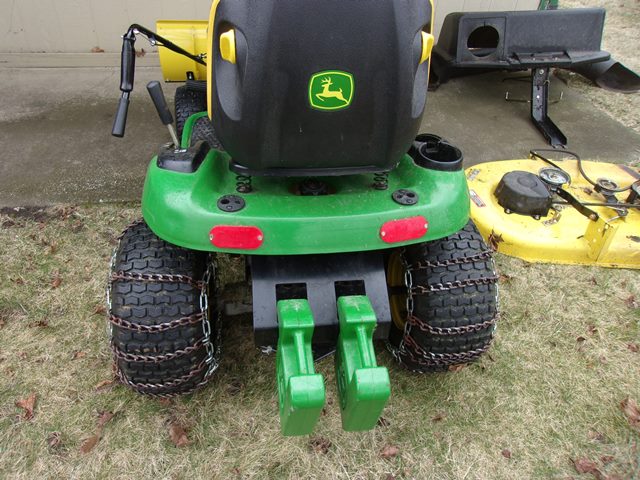 John Deere 125 automatic 42 mower with bagger Proxibid