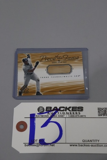 Frank Thomas 2000 Upper Deck Piece of the Game with Game Used Bat. Chicago