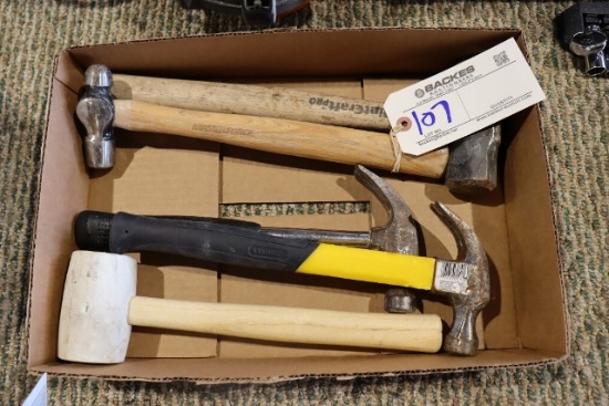Box to go -  Assorted hammers & mallet
