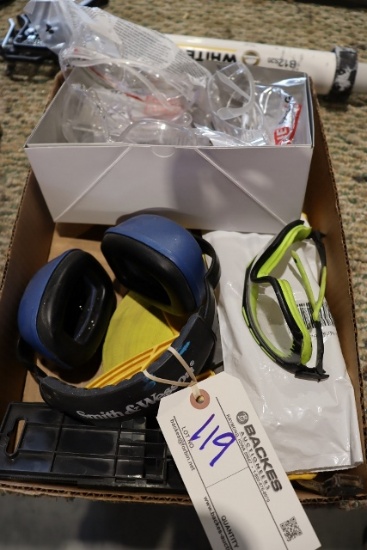 Box to go - Safety glasses, ear muffs, & more